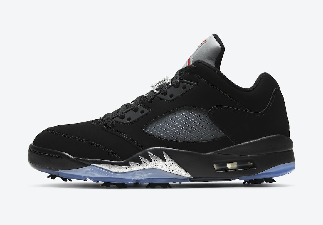 Air Jordan 5 Low Golf "Black Metallic"