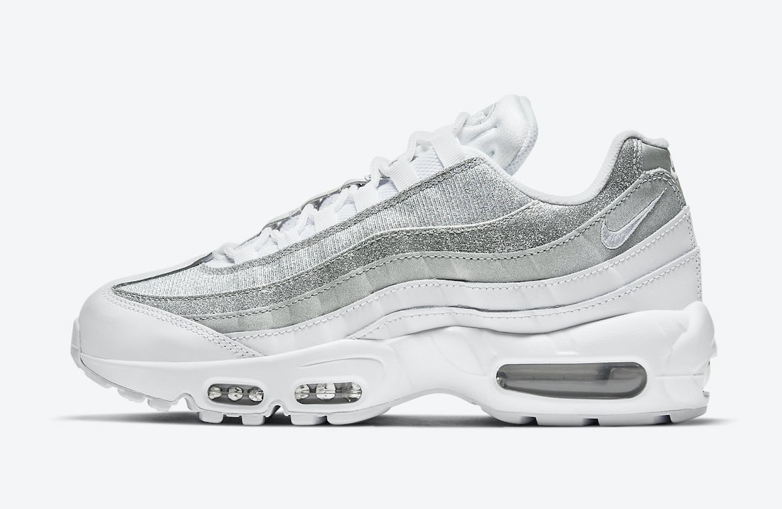 Nike Air Max 95 Releasing in "White Metallic" For the Ladies