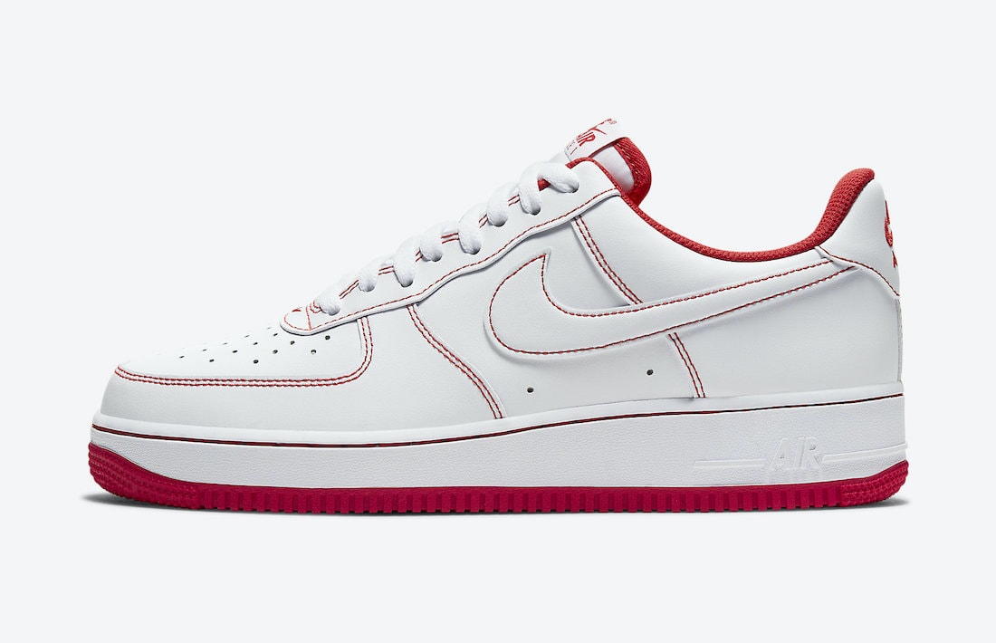 Nike Air Force 1 Low Releasing with Red Stitching