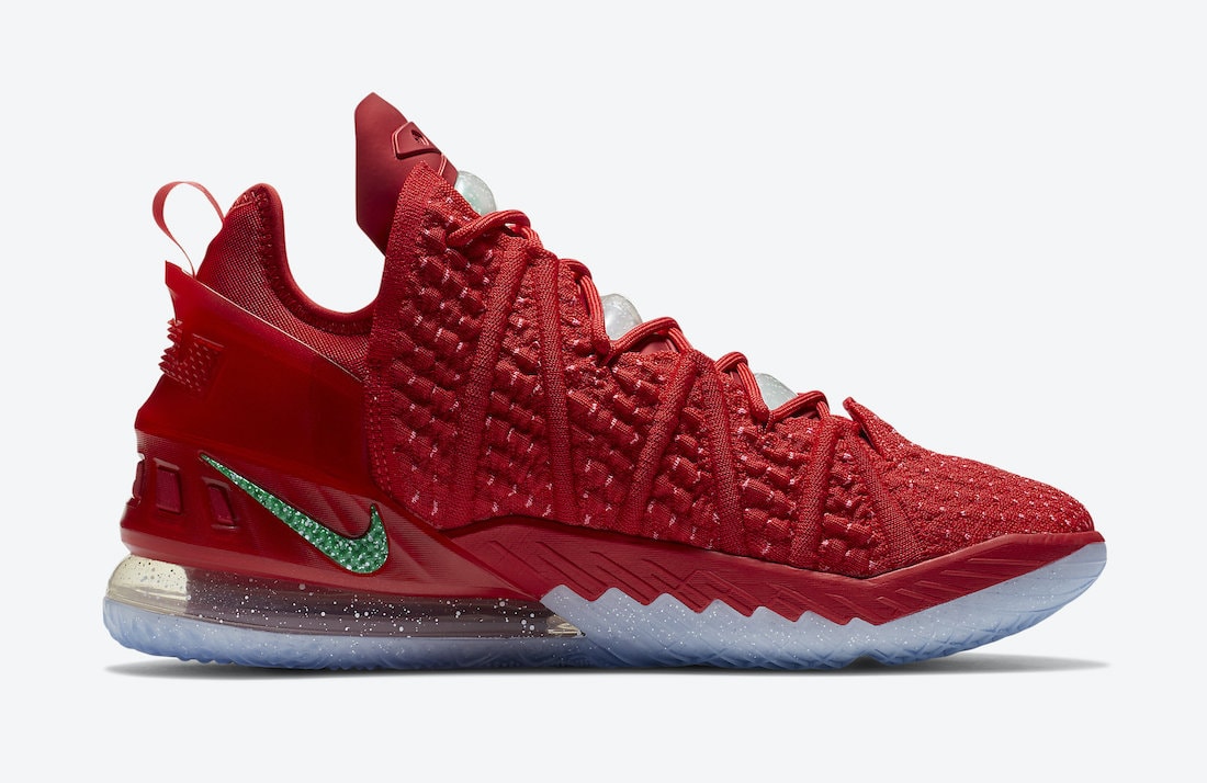 Nike LeBron 18 "X-Mas in LA" Drops Before Years End