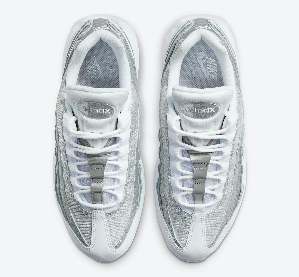 Nike Air Max 95 Releasing in "White Metallic" For the Ladies