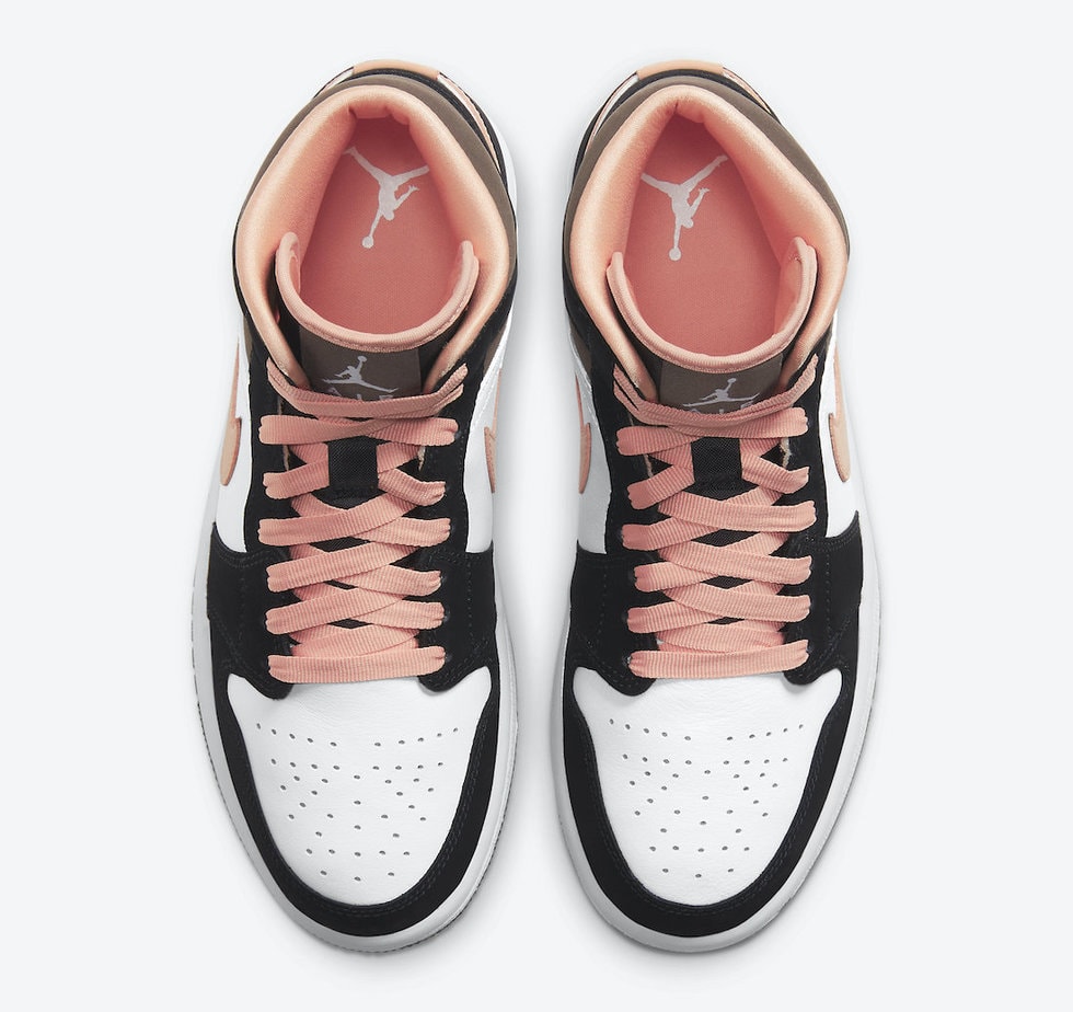 Air Jordan 1 Mid Dropping in Mocha and Pink