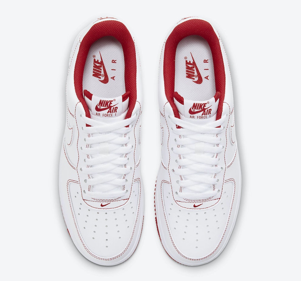 Nike Air Force 1 Low Releasing with Red Stitching