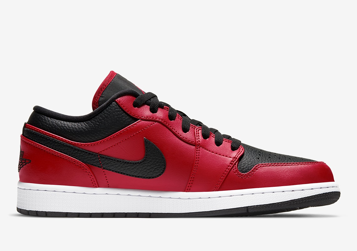 Air Jordan 1 Low "Banned" Calls for Tumbled Leather