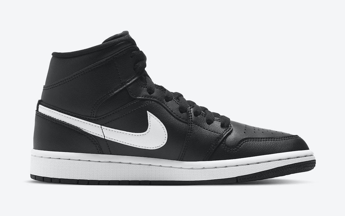 Air Jordan 1 Mid WMNS "Black/White"