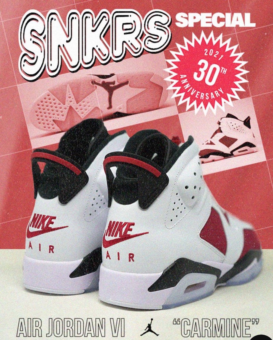 Air Jordan 6 “Carmine”