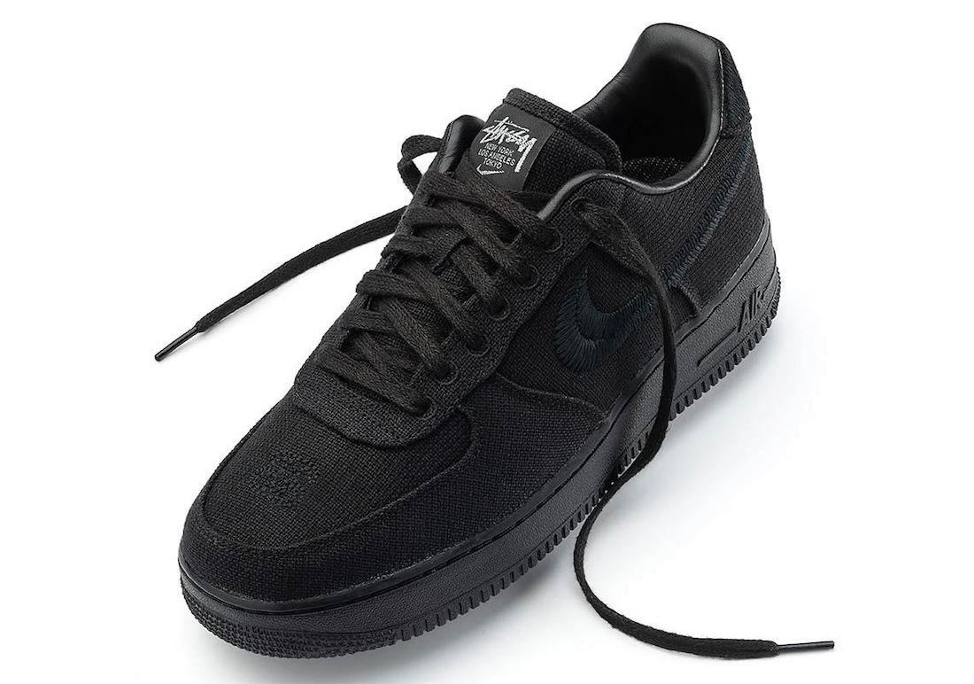Stussy Nike Air Force 1 Low Black