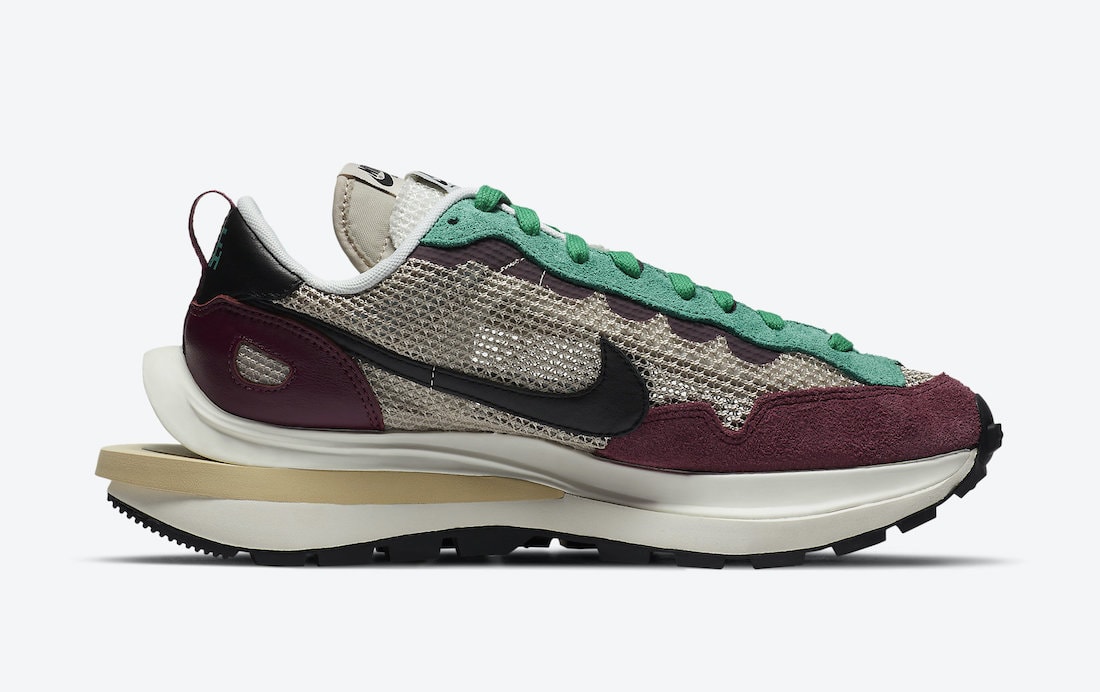 Sacai x Nike VaporWaffle “Villain Red” Official Images