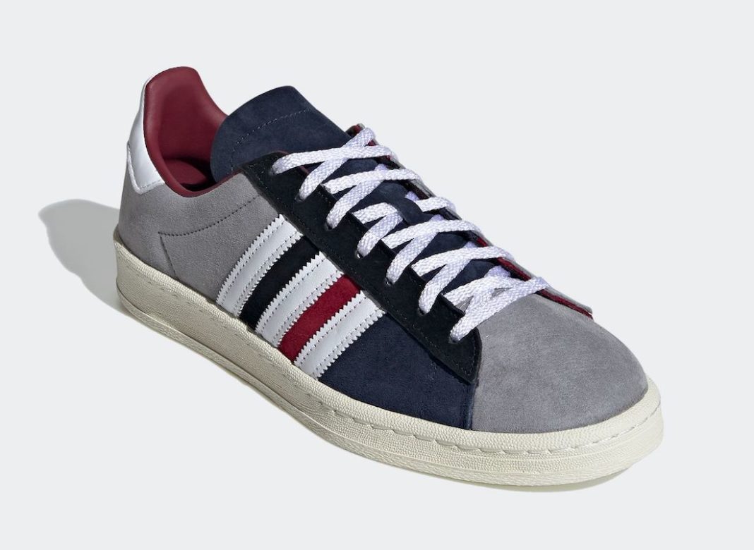 adidas Campus 80s Burgundy Navy FY7152