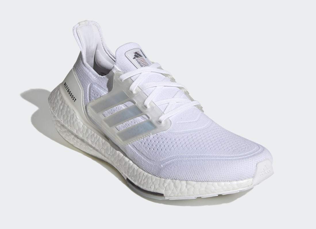 adidas Ultra Boost 21 Available in "Cloud White"