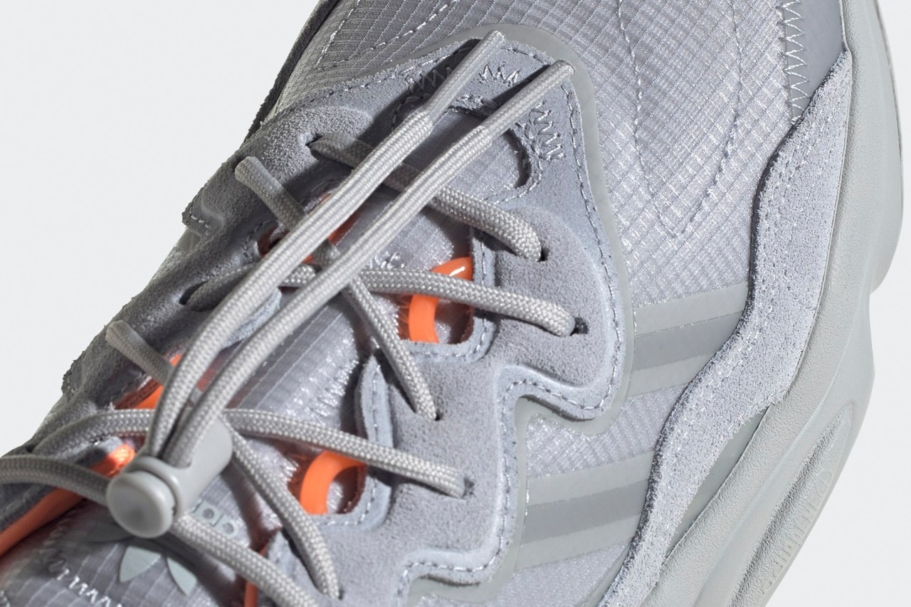 adidas Ozweego Gray Silver Orange 007