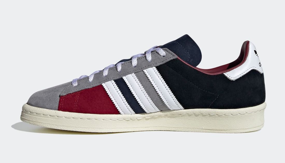adidas Campus 80s Burgundy Navy FY7152