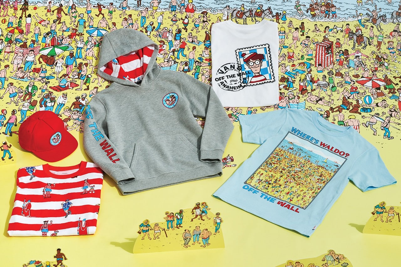 Vans Wheres Waldo Sk8 Hi Old Skool Slip On Apparel