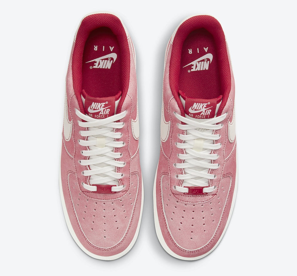 Dusty Red Suede Bathes The Nike Air Force 1 Low