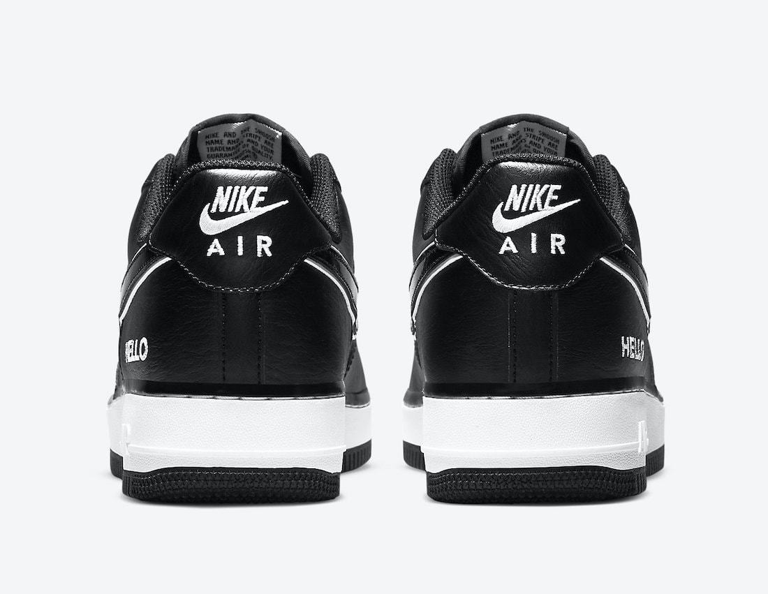 Nike Air Force 1 Low "Hello" Also Releasing in Black
