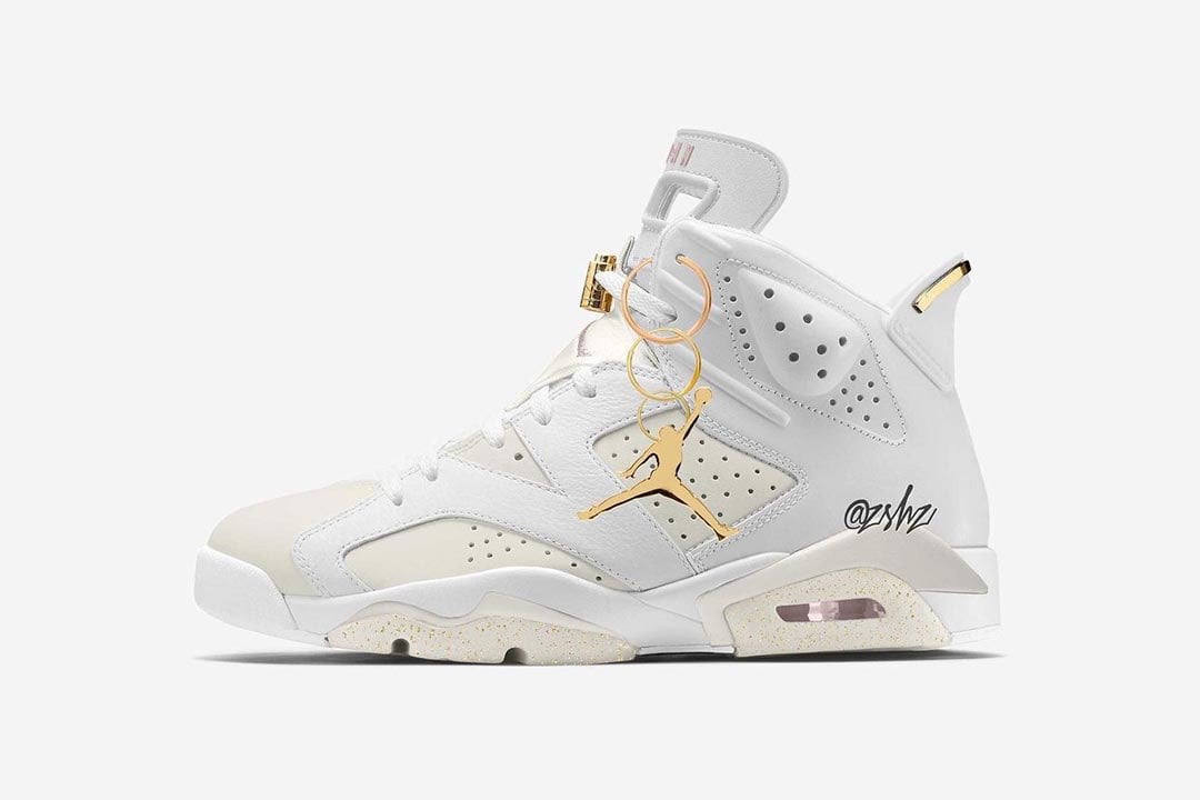 Air Jordan 6 Gold Hoops