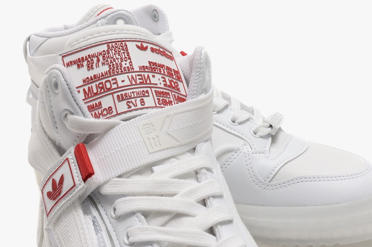 adidas Originals Forum Communicator Mid Footwear White Red Core Black China Atmos Tokyo