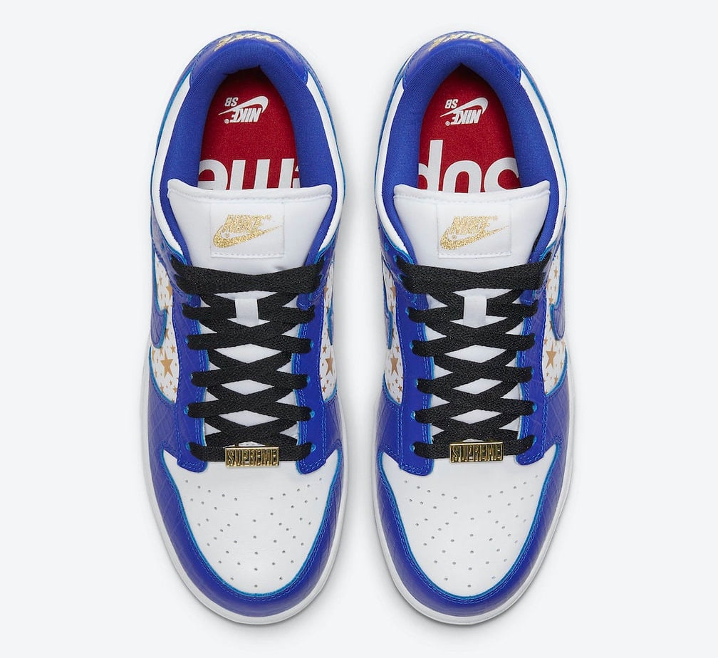 Supreme x Nike SB Dunk Low "Hyper Blue"