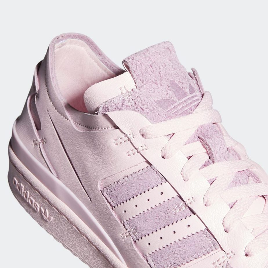 Deconstructed adidas Forum Low Minimalist FY8277 Pink Purple