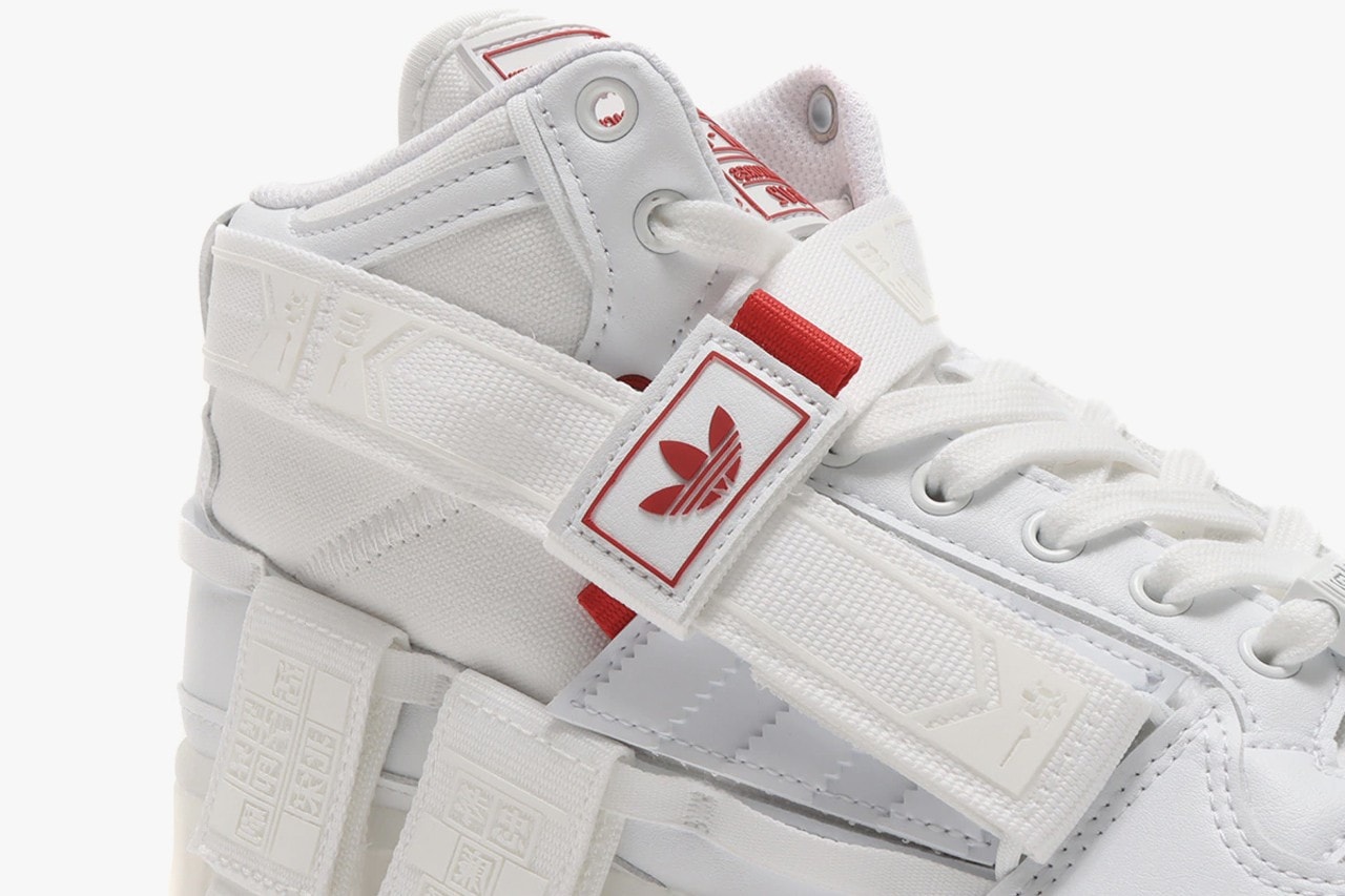 adidas Originals Forum Communicator Mid Footwear White Red Core Black China Atmos Tokyo