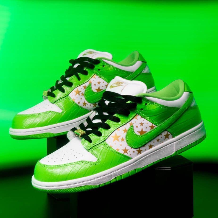 Supreme X Nike SB Dunk Low Green