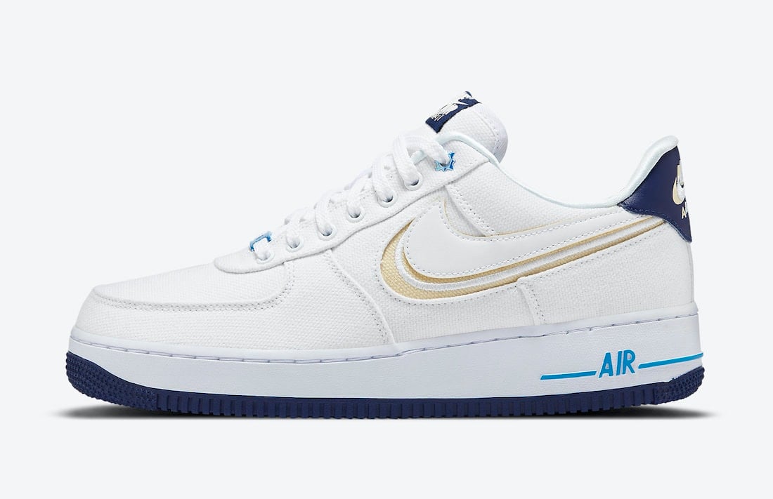 Official Images of the Nike Air Force 1 Low "White Canvas"