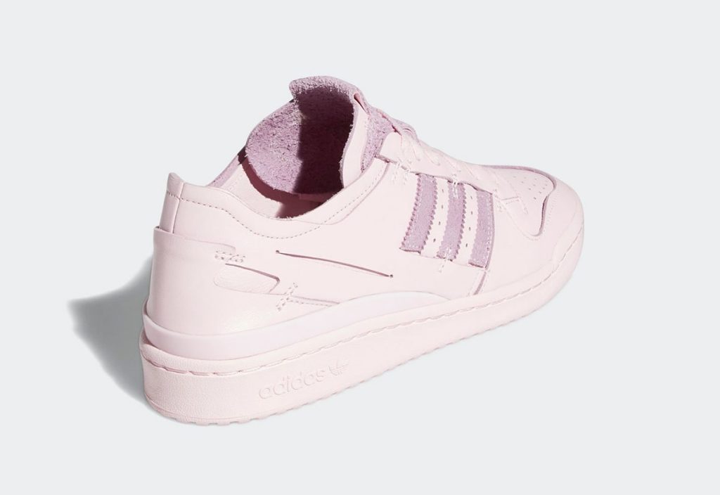 Deconstructed adidas Forum Low Minimalist FY8277 Pink Purple