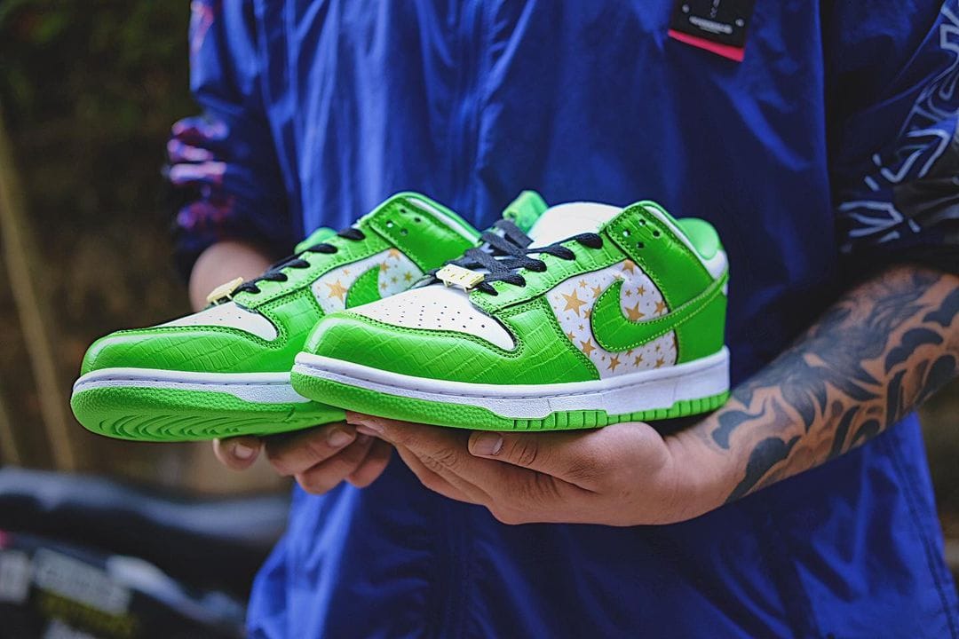 Supreme X Nike SB Dunk Low Green