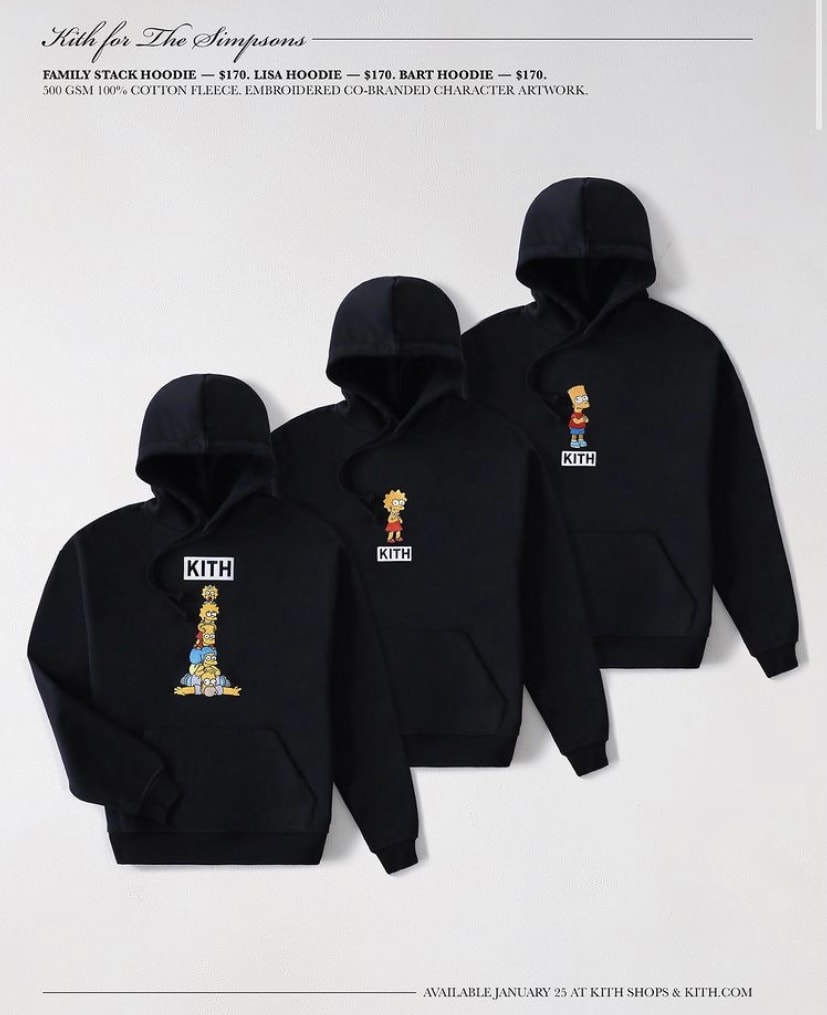 Kith x The Simpsons Releasing Tomorrow