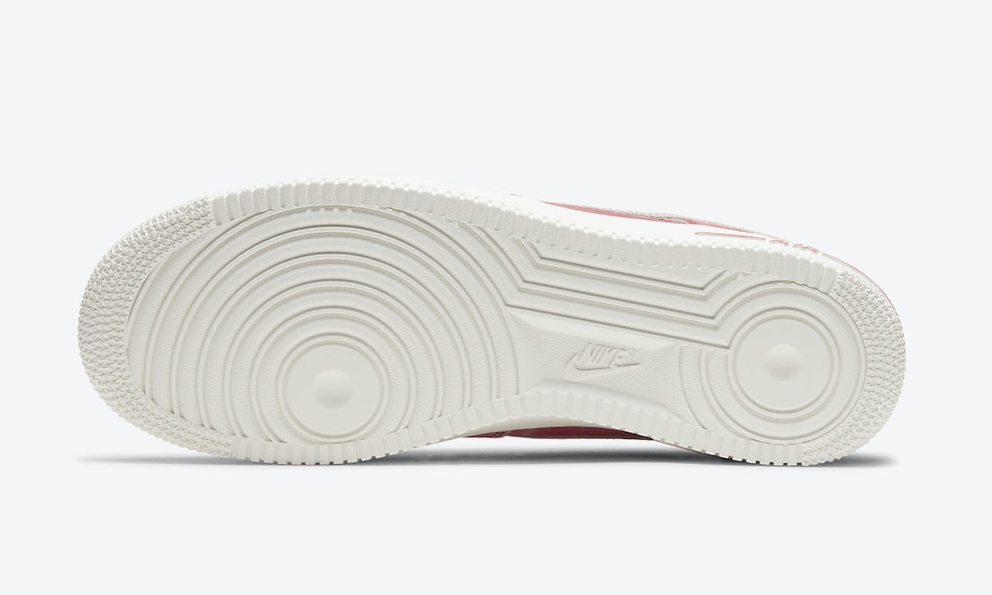 Dusty Red Suede Bathes The Nike Air Force 1 Low