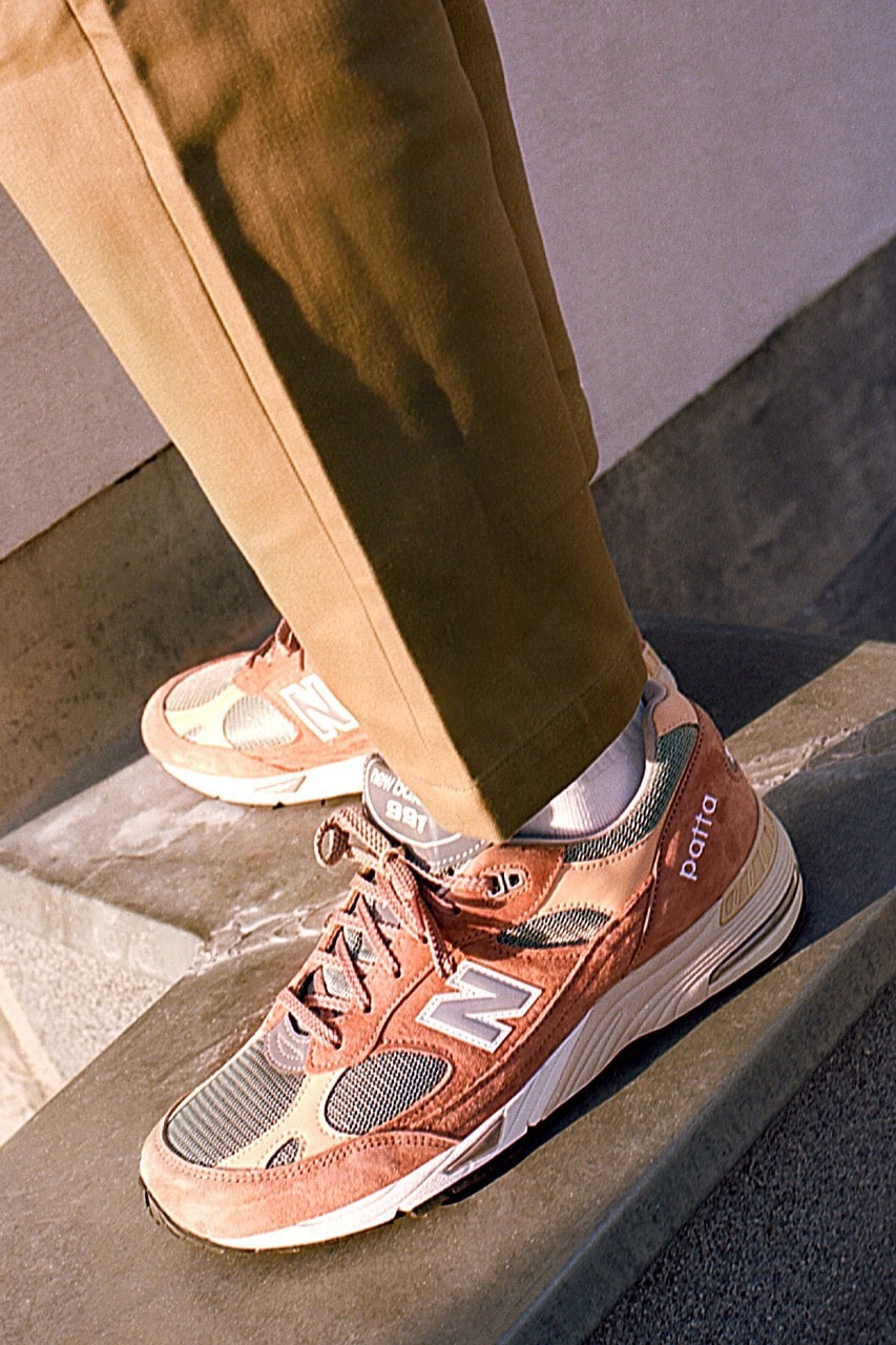 New Balance Patta 991 Cork Light Petrol Peach Release Information 006
