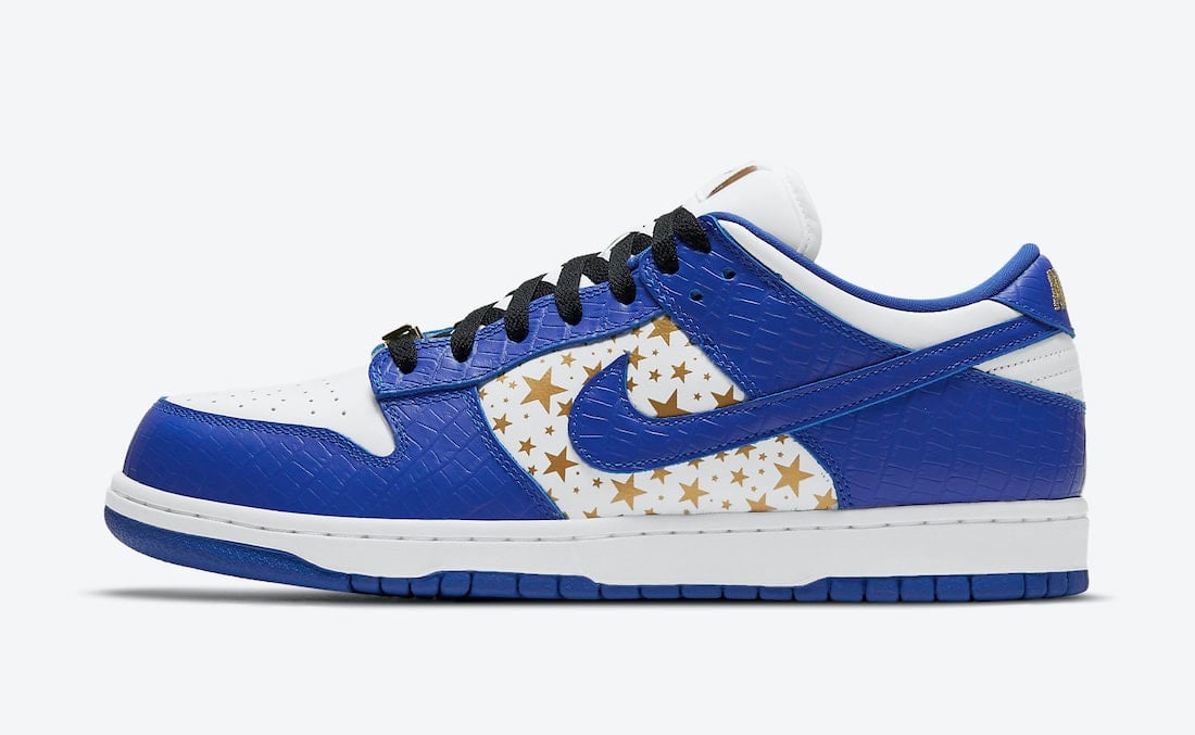 Supreme x Nike SB Dunk Low "Hyper Blue"
