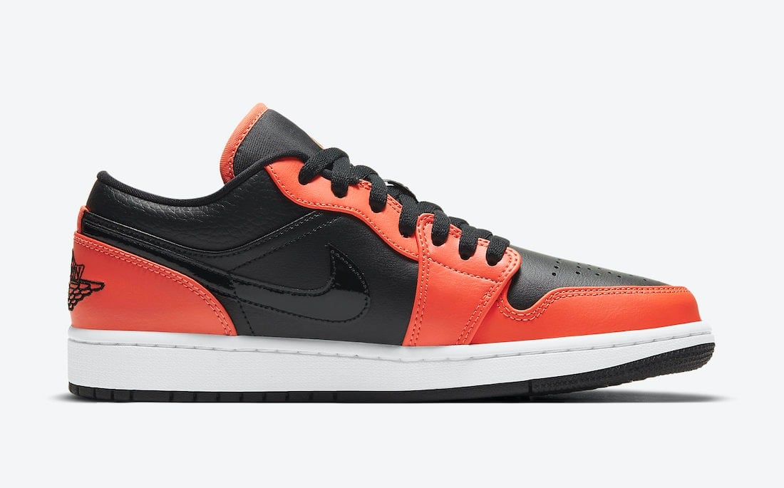 Air Jordan 1 Low Surfaces in "Black Orange"