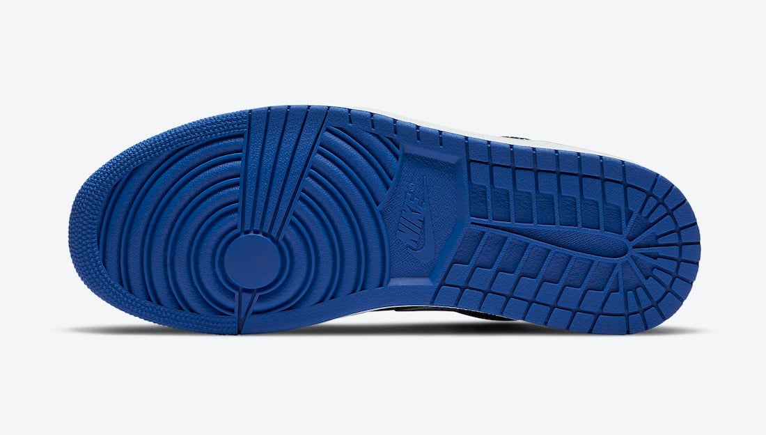 Official Look at an Air Jordan 1 Low in Blue and Black Tones
