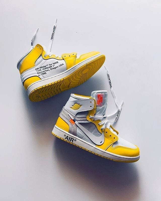 Off-White X Air Jordan 1 Canary Yellow