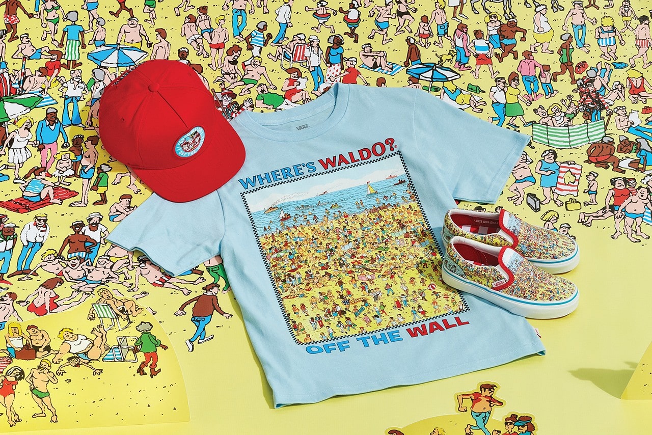 Vans Wheres Waldo Sk8 Hi Old Skool Slip On Apparel