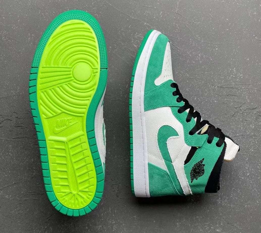 Official Images of the Air Jordan 1 Zoom Comfort "Stadium Green"