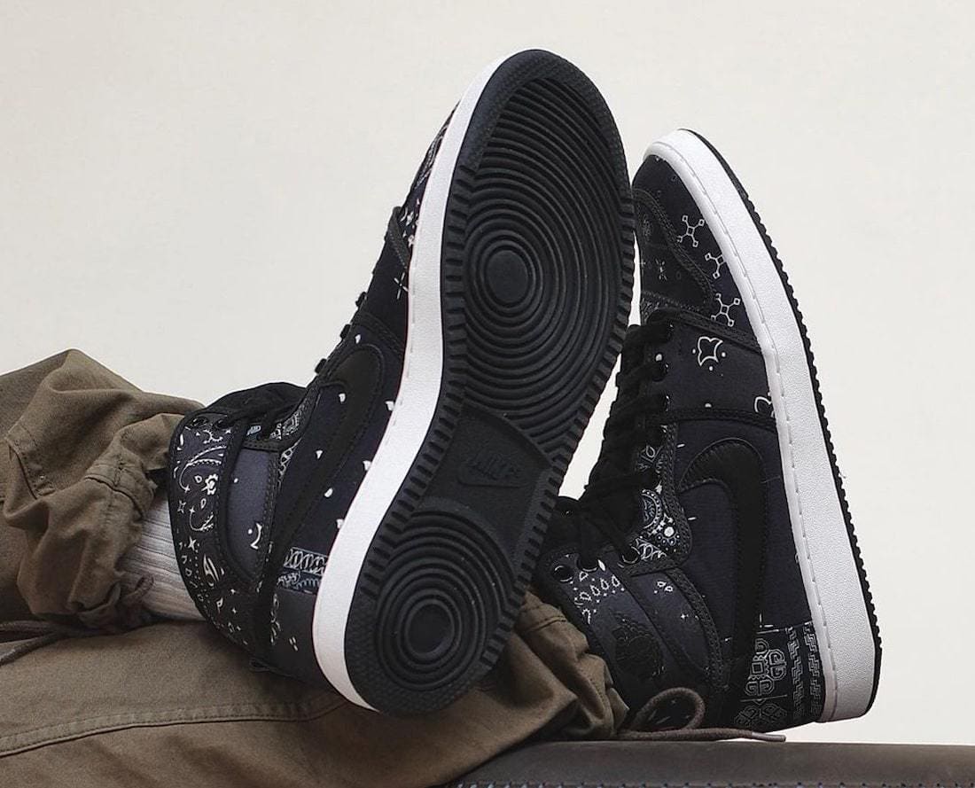 More Images of the Air Jordan 1 KO "Paisley"