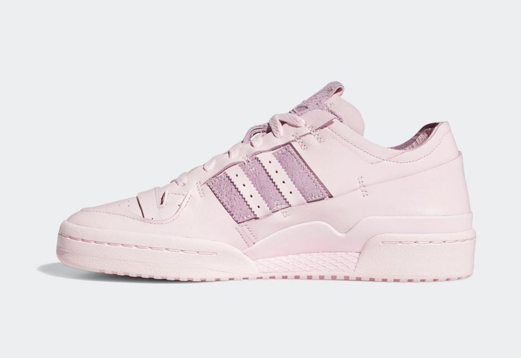Deconstructed adidas Forum Low Minimalist FY8277 Pink Purple