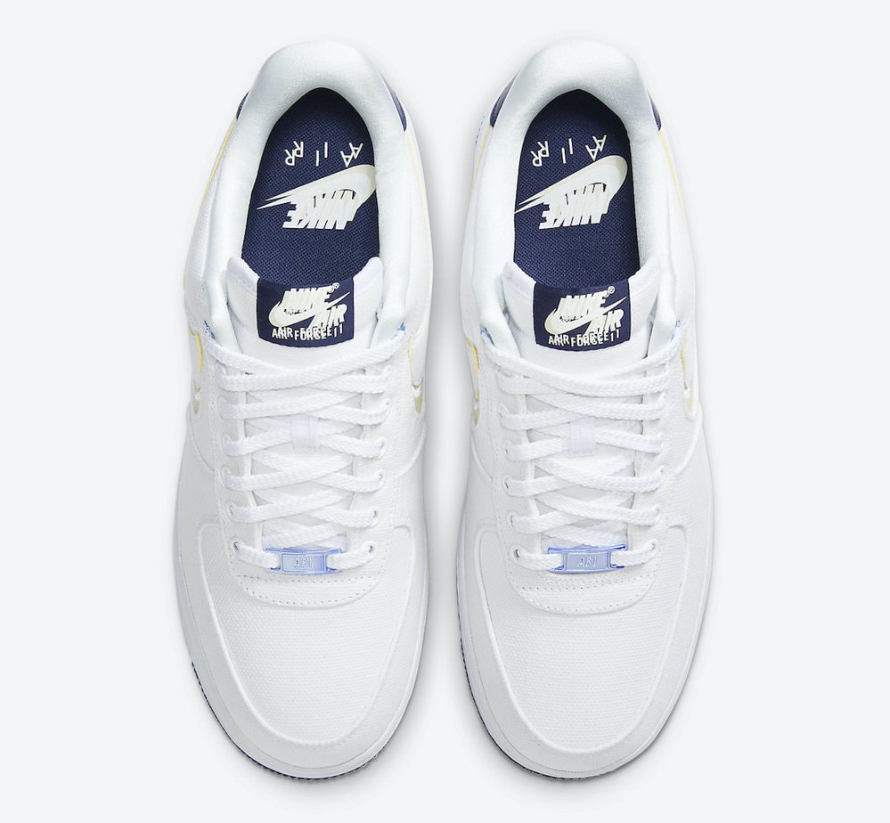 Official Images of the Nike Air Force 1 Low "White Canvas"