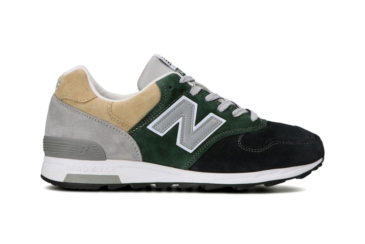New Balance Made In The Usa 1400 Green Black Gray Tan