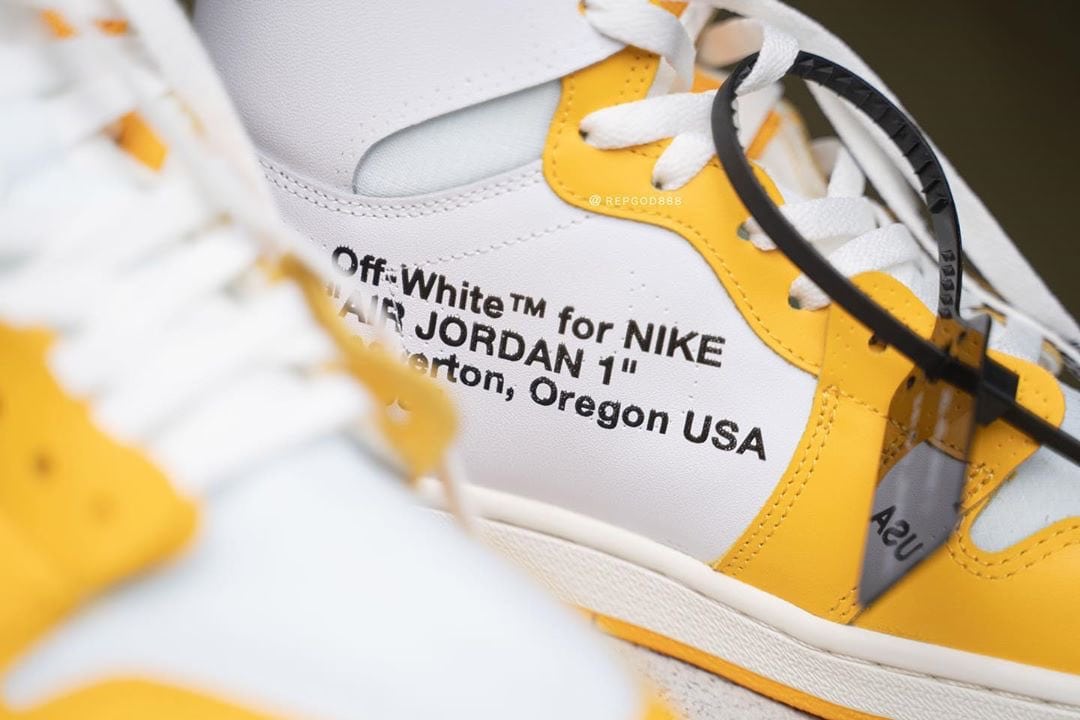 Off-White X Air Jordan 1 Canary Yellow