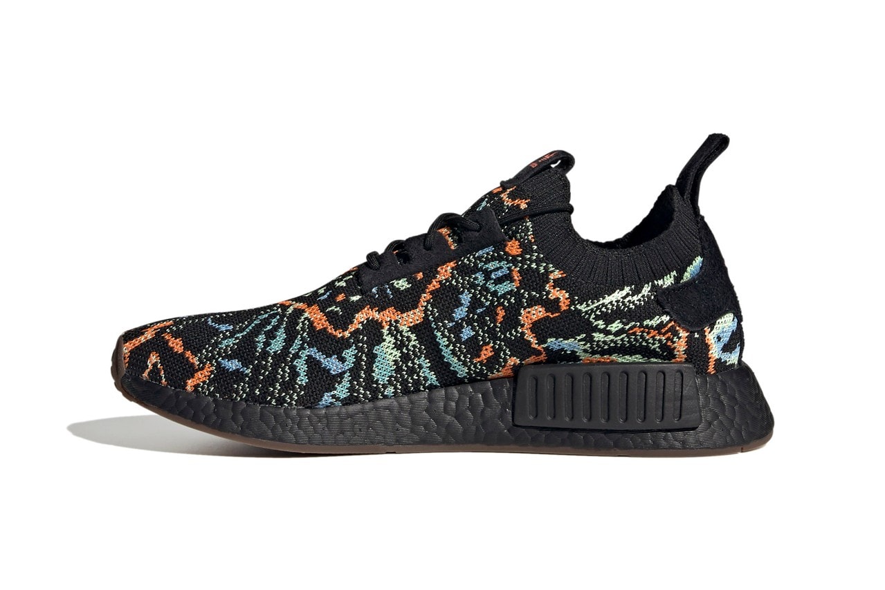 adidas Originals Nmd R1 Primeknit Shoe Core Black Gum G57941