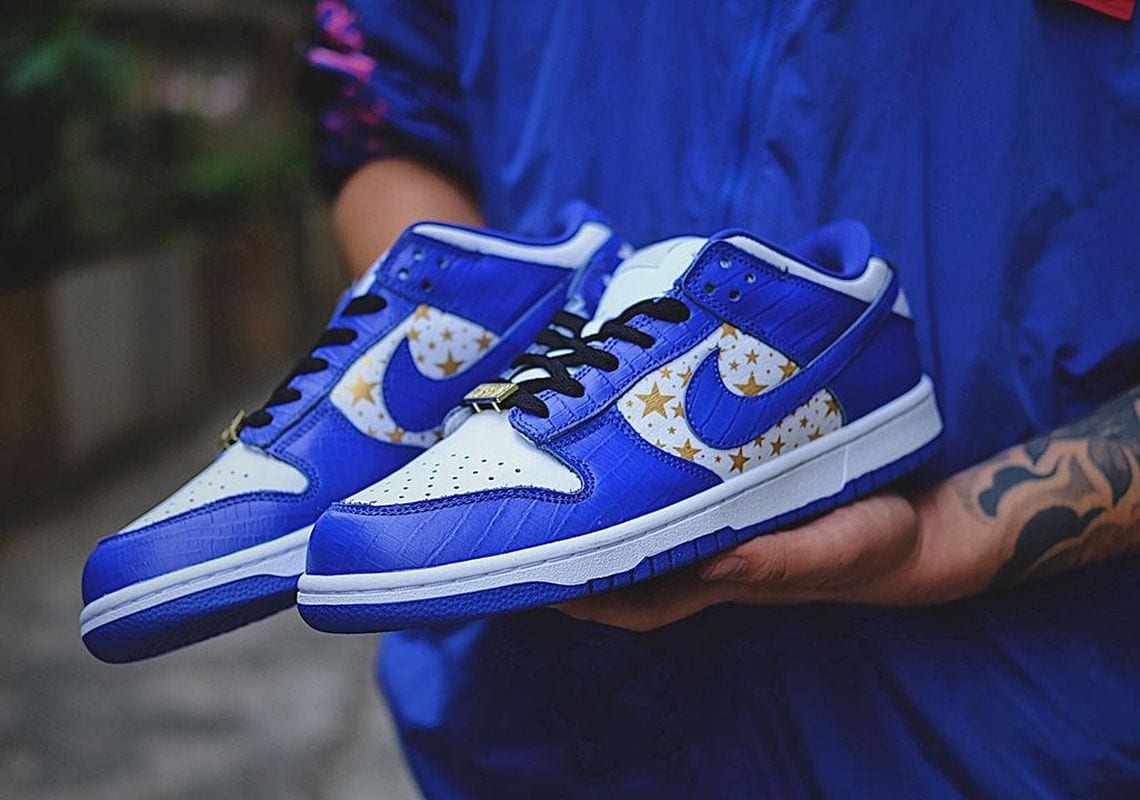 Supreme X Nike SB Dunk Low Blue