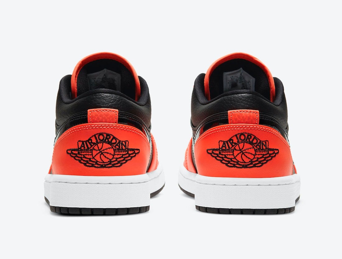 Air Jordan 1 Low Surfaces in "Black Orange"
