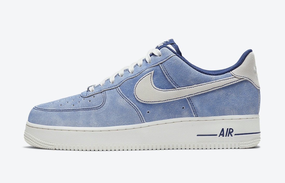 Dusty Blue Suede Paints the Newest Nike Air Force 1 Low