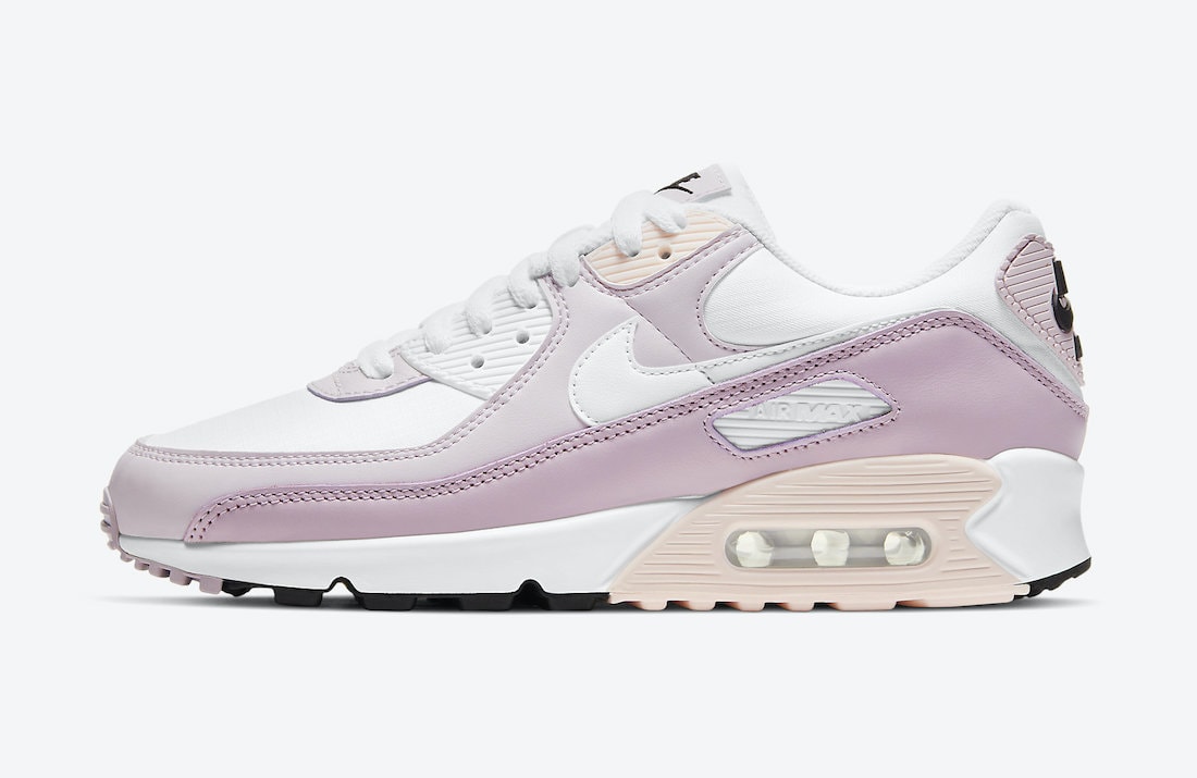 Light Violet and Champagne Shine on the Nike Air Max 90