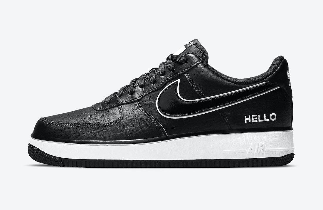 Nike Air Force 1 Low "Hello" Also Releasing in Black