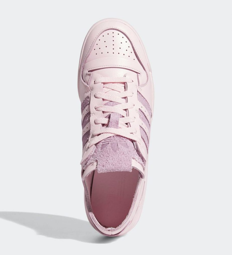 Deconstructed adidas Forum Low Minimalist FY8277 Pink Purple