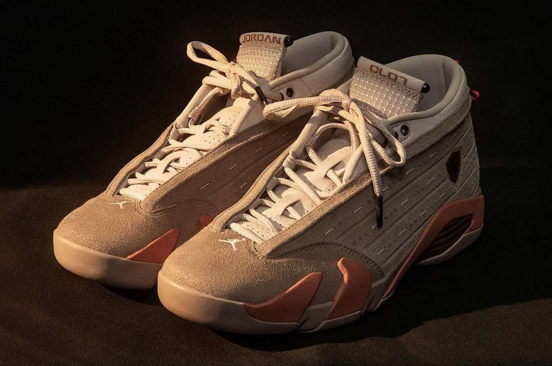 CLOT Air Jordan 14 Low Terracotta DC9857-200
